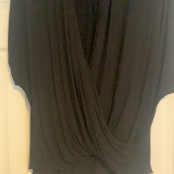 Black wrap top - Picture 2 of 2